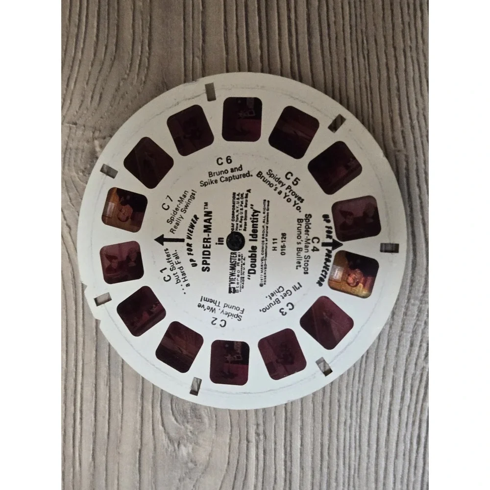 Talking View Master‎ /w Spiderman Reel *As Is* Talking Part Not Working